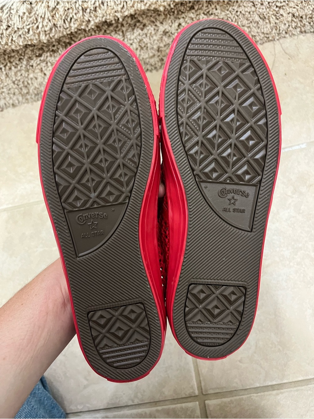 Converse Chuck Taylor All Star Dainty Mary Jane Knit shoes red - Picture 5 of 10